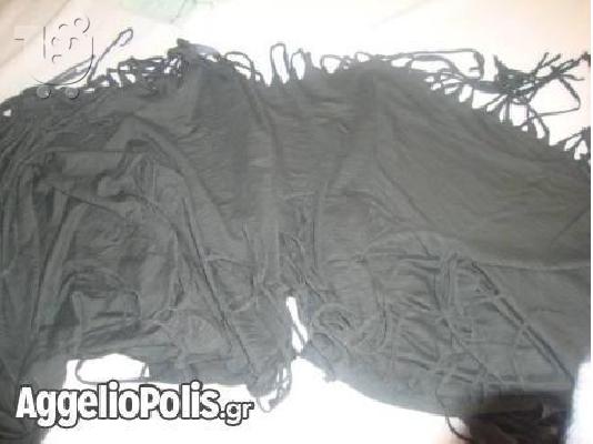 PoulaTo: Φουλαρι εσαρπα με κροσσια +δωρο ΦΟΥΛΑΡΙ